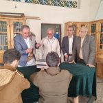 الجمعية اليمنية لرعاية وتأهيل المكفوفين تستقبل وفد وزارة التربية والتعليم في مركز إبصار لتعليم المكفوفين